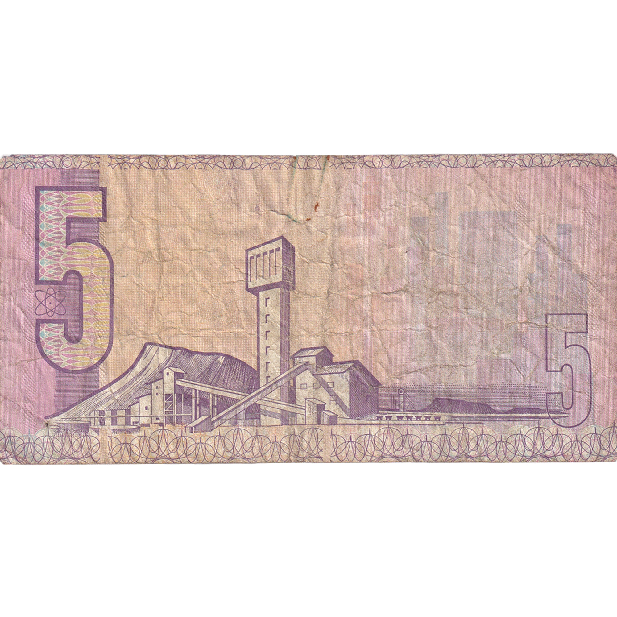 Banknote, South Africa, 5 Rand, 1990-1994, KM:119e, VF(30-35)