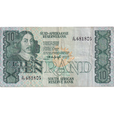 Banknote, South Africa, 10 Rand, 1975, KM:113c, VF(30-35)