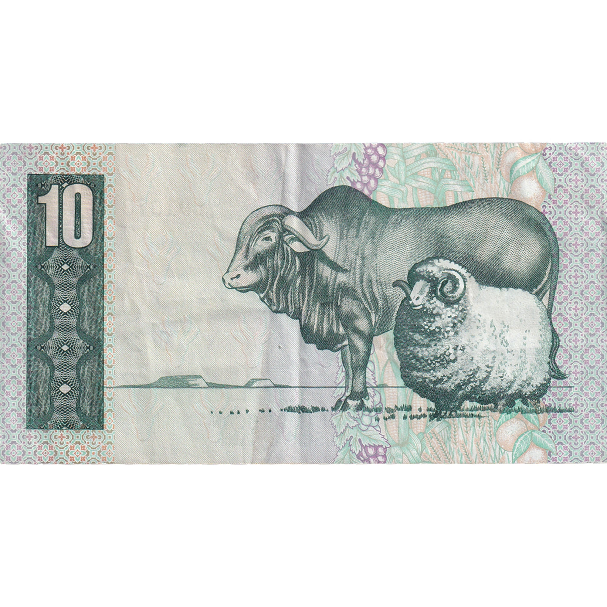 Banknote, South Africa, 10 Rand, Undated (1978-81), KM:120A, VF(30-35)