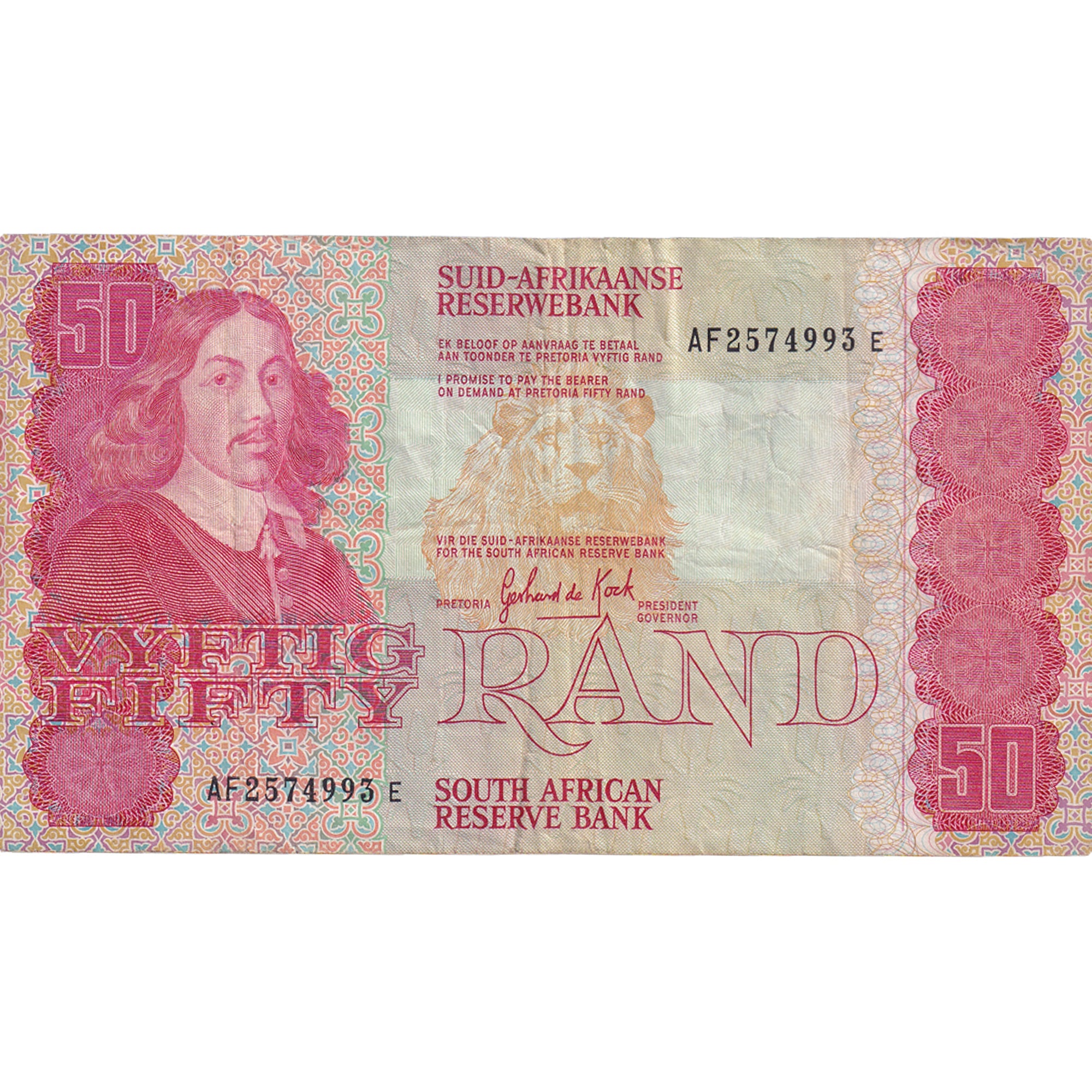 Banknote, South Africa, 50 Rand, 1984, KM:122a, VF(30-35)