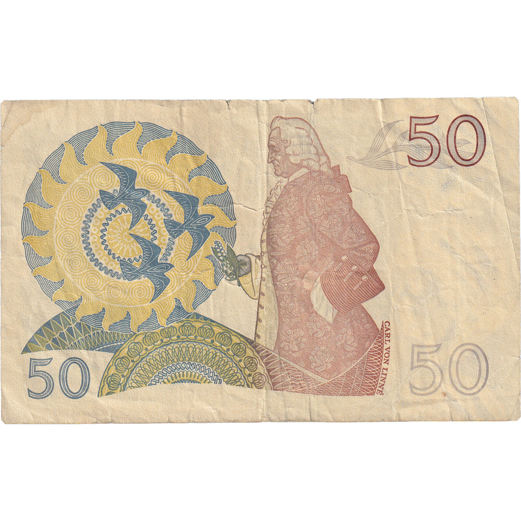 Banknote, Sweden, 50 Kronor, 1984, KM:53d, EF(40-45)