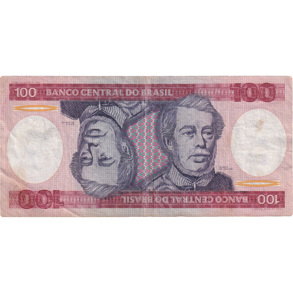 Nota, Brasil, 100 Cruzeiros, 1984, KM:198b, UNC(63)