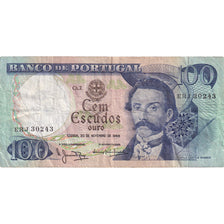 Geldschein, Portugal, 100 Escudos, 1965, 1965-11-30, KM:169a, SS