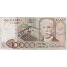 Brasile, 10,000 Cruzeiros, Undated (1986), KM:203a, BB+