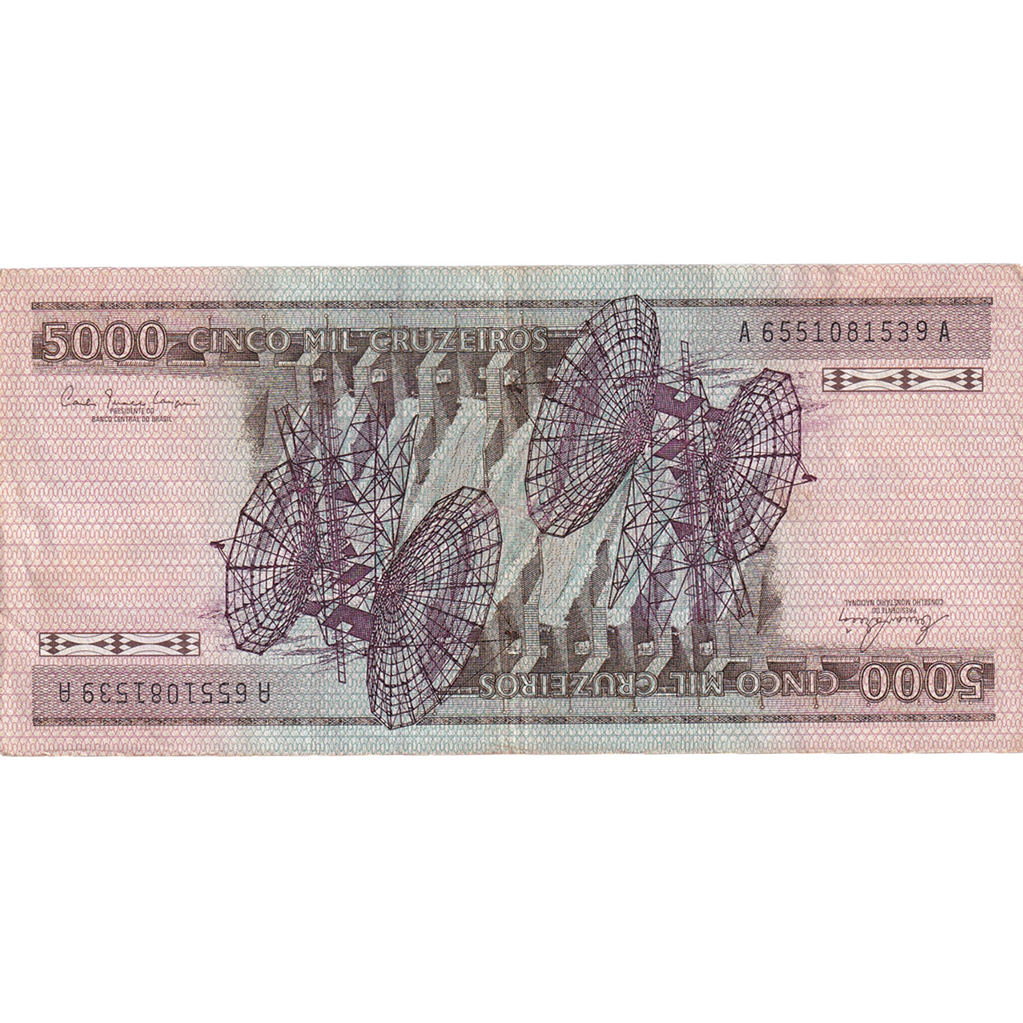 Banknote, Brazil, 5000 Cruzeiros, 1981, KM:202a, EF(40-45)