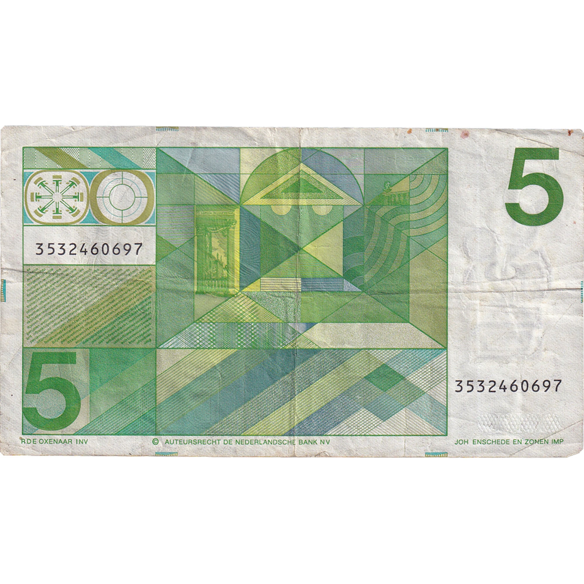 Banconote, Paesi Bassi, 5 Gulden, 1973, KM:90a, BB