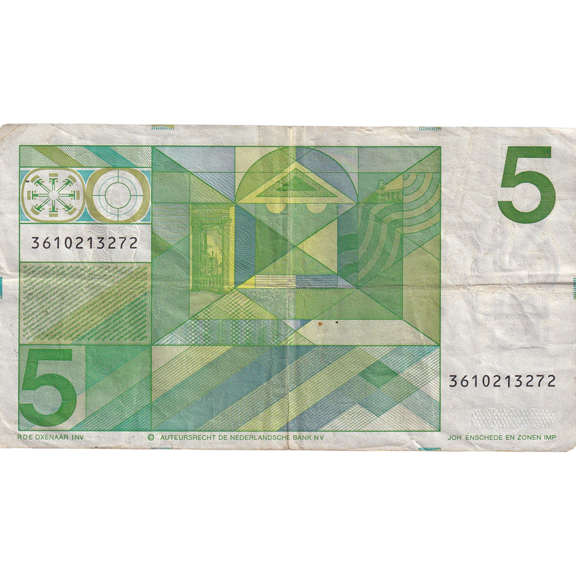 Banconote, Paesi Bassi, 5 Gulden, 1973, KM:90a, BB