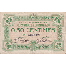 Francia, Abbeville, 50 Centimes, 1920, MB+, Pirot:1-1