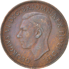 Coin, Great Britain, George VI, 1/2 Penny, 1950, AU(50-53), Bronze, KM:868