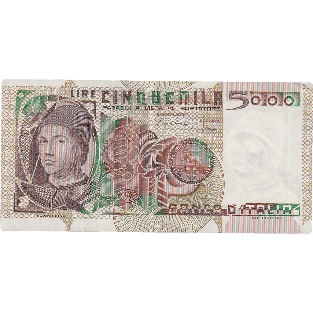 Banknote, Italy, 5000 Lire, 1983, 1983-10-19, KM:105c, UNC(64)