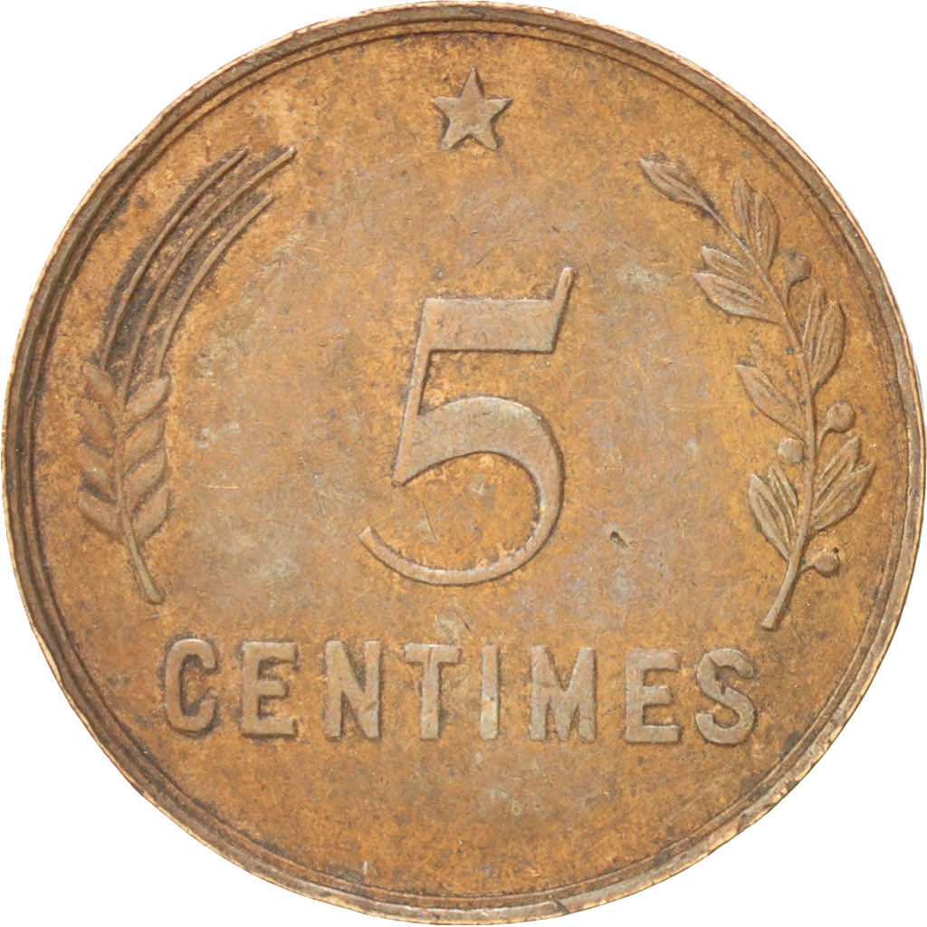 Luxembourg, Charlotte, 5 Centimes, 1930, EF(40-45), Bronze, KM:40