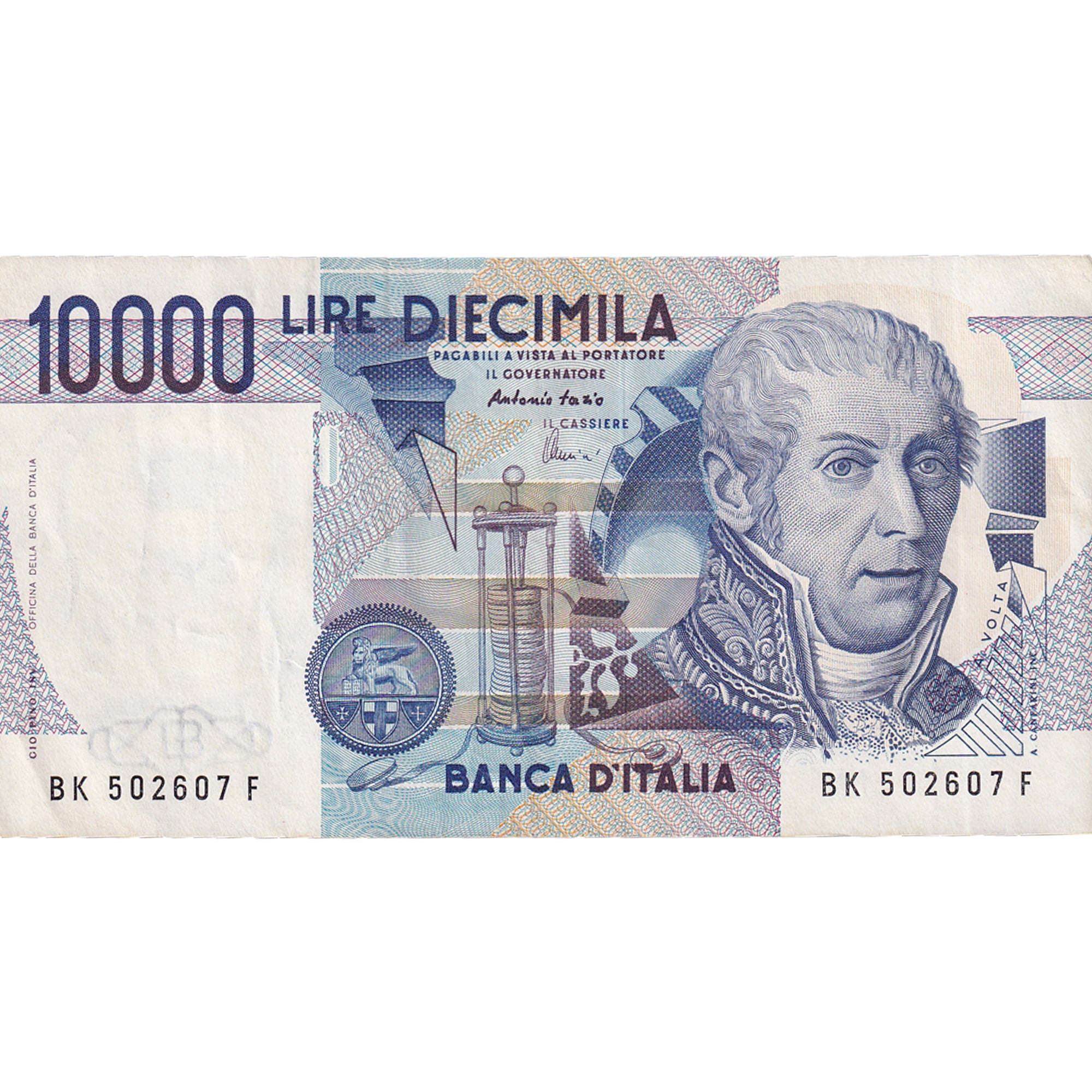 Banknote, Italy, 10,000 Lire, 1984, 1984-09-03, KM:112d, AU(55-58)