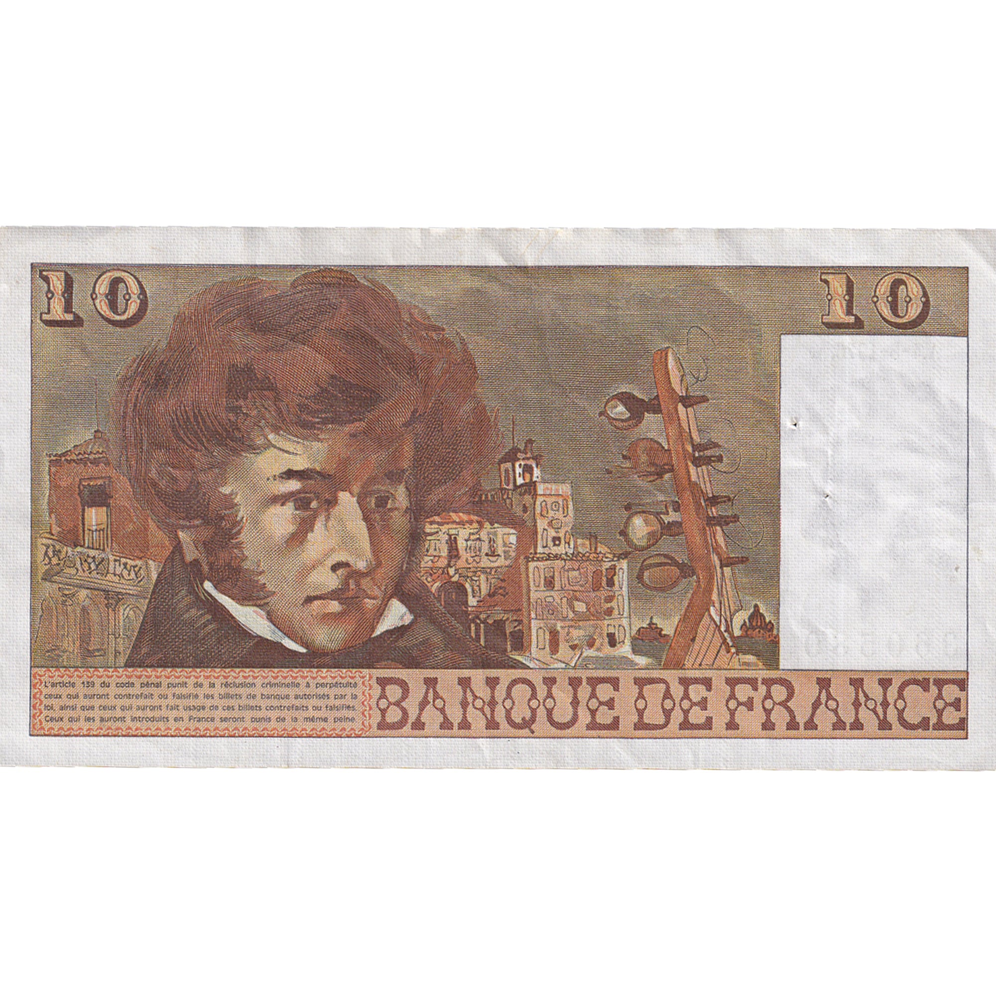 Frankreich, 10 Francs, Berlioz, 1976, G.286, SS+, Fayette:63.18, KM:150c