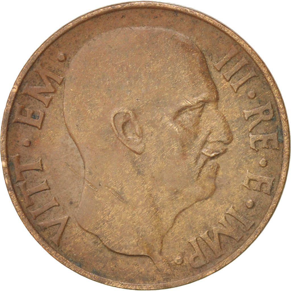 Italy, Vittorio Emanuele III, 5 Centesimi, 1938, Rome, EF(40-45), Bronze, KM:73