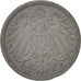 GERMANY - EMPIRE, 10 Pfennig, 1918, AU(50-53), Zinc, KM:26