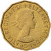 Great Britain, Elizabeth II, 3 Pence, 1958, SUP, Nickel-brass, KM:900