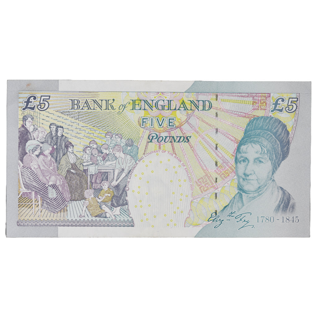Banknote, Great Britain, 5 Pounds, 2012, KM:391d, AU(55-58)