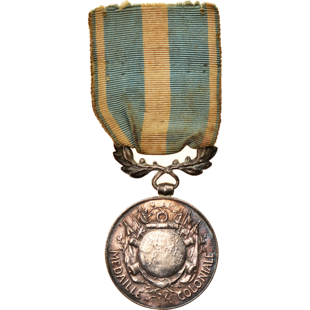 France, Médaille Coloniale, Medal, Very Good Quality, Lemaire, Silver, 30.5