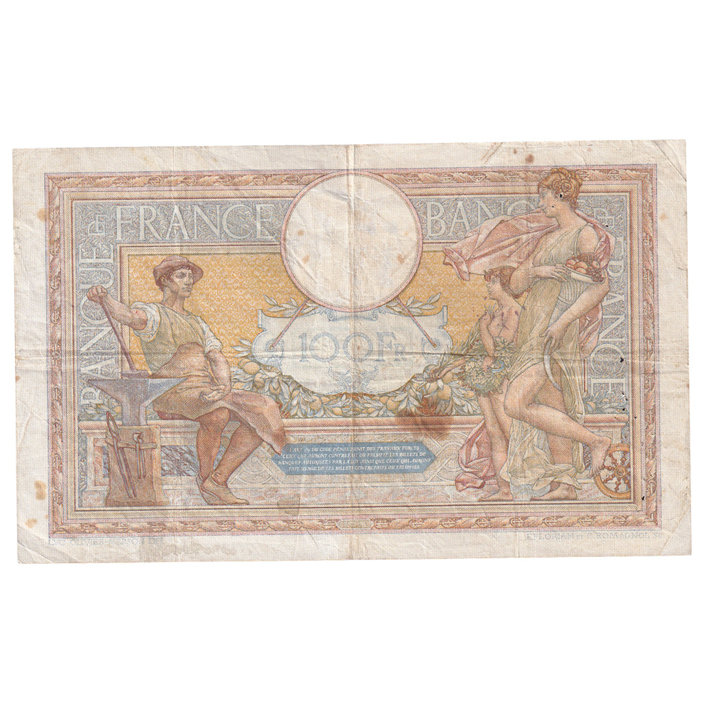 Francia, 100 Francs, Luc Olivier Merson, 1933, H.41726, BC+, Fayette:24.12