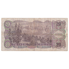 Billet, Autriche, 20 Schilling, 1956, 1956-07-02, KM:136a, TB+