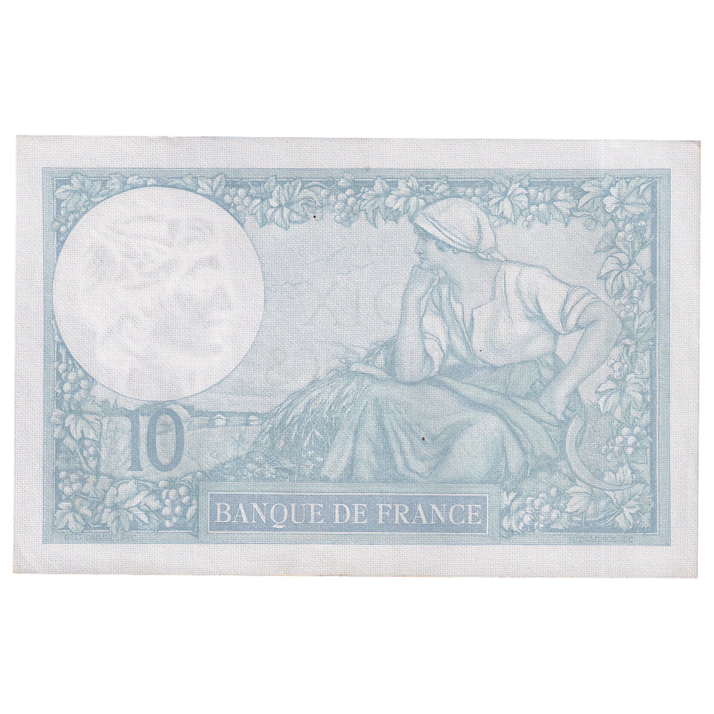 França, 10 Francs, Minerve, 1939, C.70482, UNC(64), Fayette:7.4, KM:84