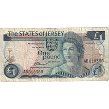 Banknote, Jersey, 1 Pound, Undated (1976-1988), KM:11a, VF(20-25)