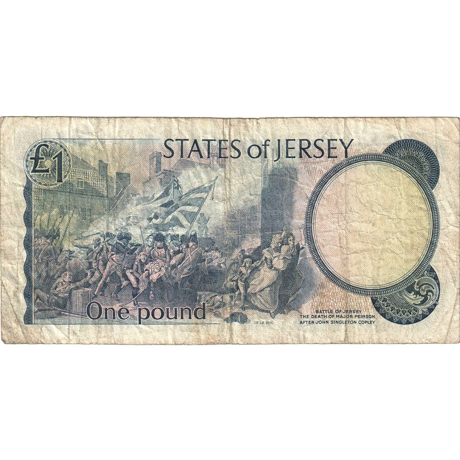 Banknote, Jersey, 1 Pound, Undated (1976-1988), KM:11a, VF(20-25)