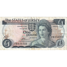Banknote, Jersey, 1 Pound, Undated (1976-1988), KM:11a, EF(40-45)
