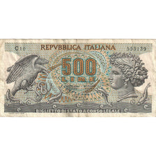 Biljet, Italië, 500 Lire, 1967, 1976-12-20, KM:93a, SUP+