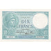 France, 10 Francs, Minerve, 1939, C.70482, UNC(64), Fayette:7.4, KM:84