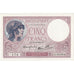 Frankrijk, 5 Francs, Violet, 1939, G.62564, SPL+, Fayette:4.9, KM:83