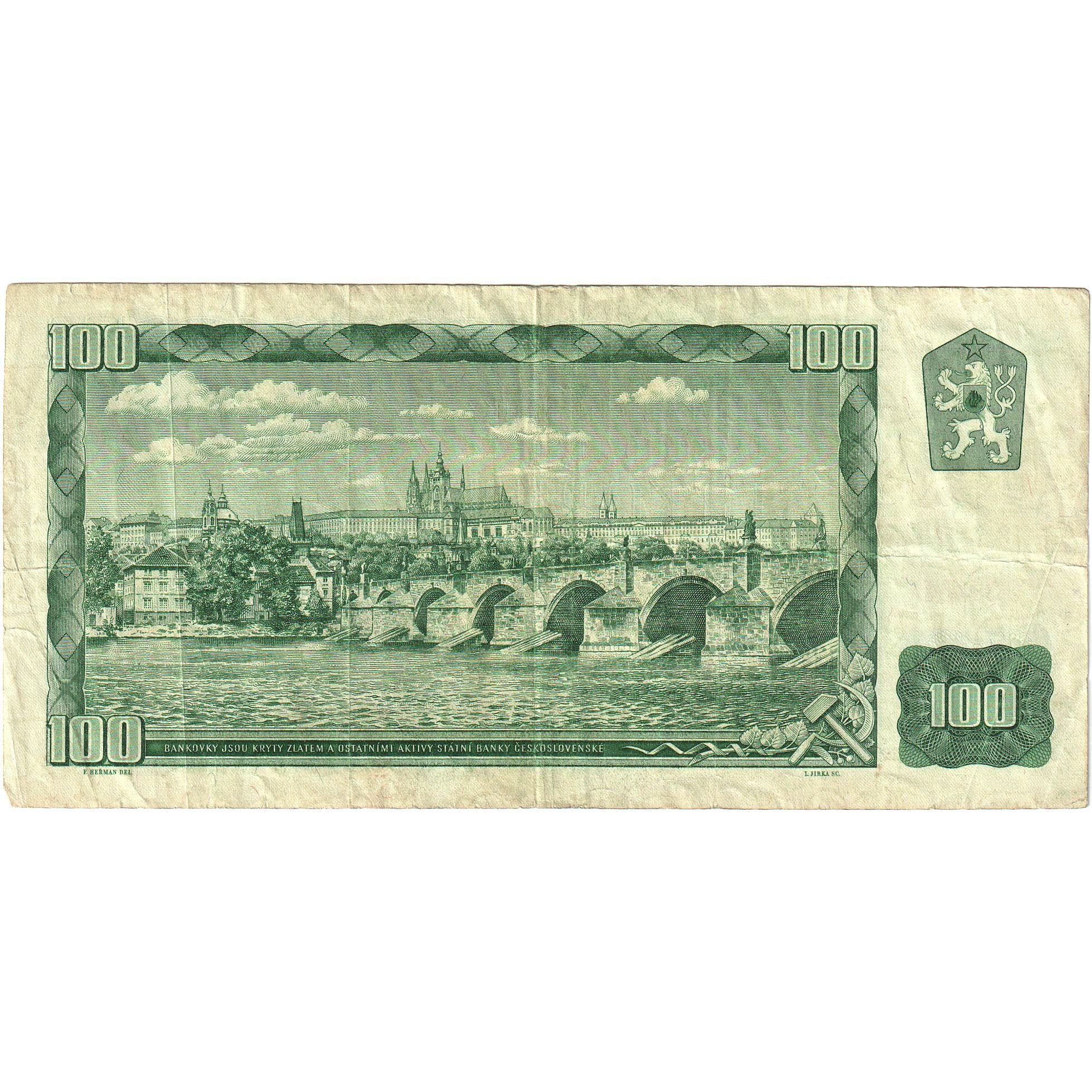Billete, 100 Korun, 1961, Checoslovaquia, KM:91c, MBC