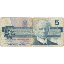 Banknote, Canada, 5 Dollars, 1986, KM:95b, VF(30-35)