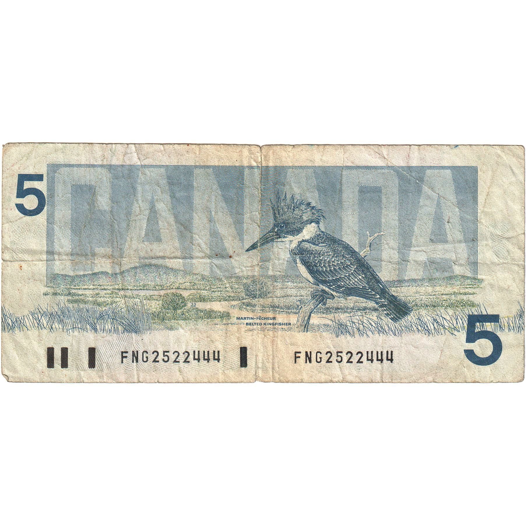 Banknote, Canada, 5 Dollars, 1986, KM:95b, VF(30-35)