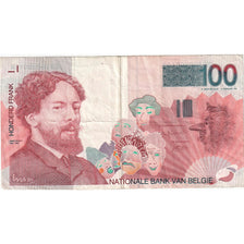 Banconote, Belgio, 100 Francs, Undated (1995-2001), KM:147, MB+