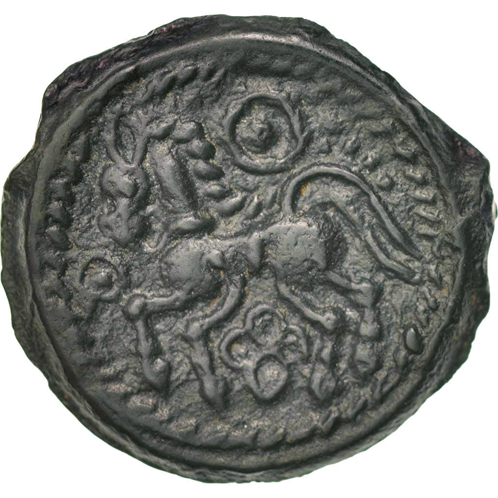 Coin, Suessiones, Potin, AU(50-53), Potin, Delestrée:214