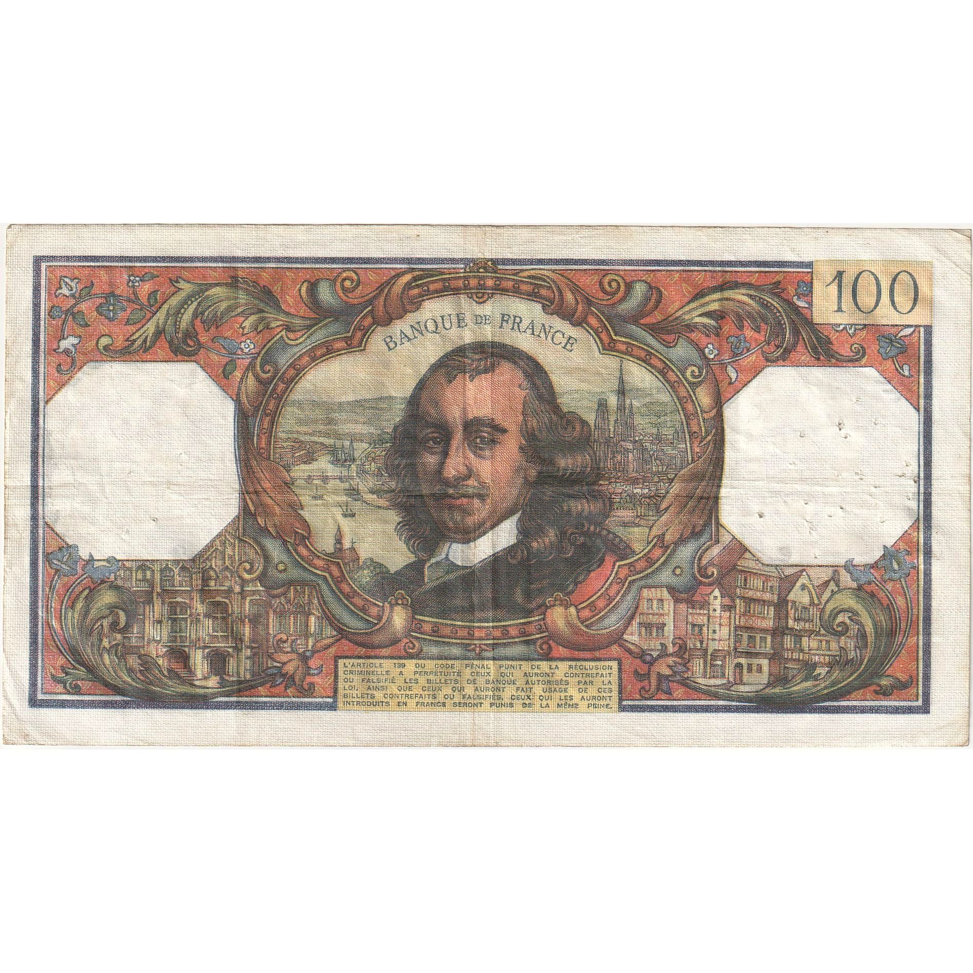Frankreich, 100 Francs, Corneille, 1977, z.1135, S+, Fayette:65.57, KM:149f