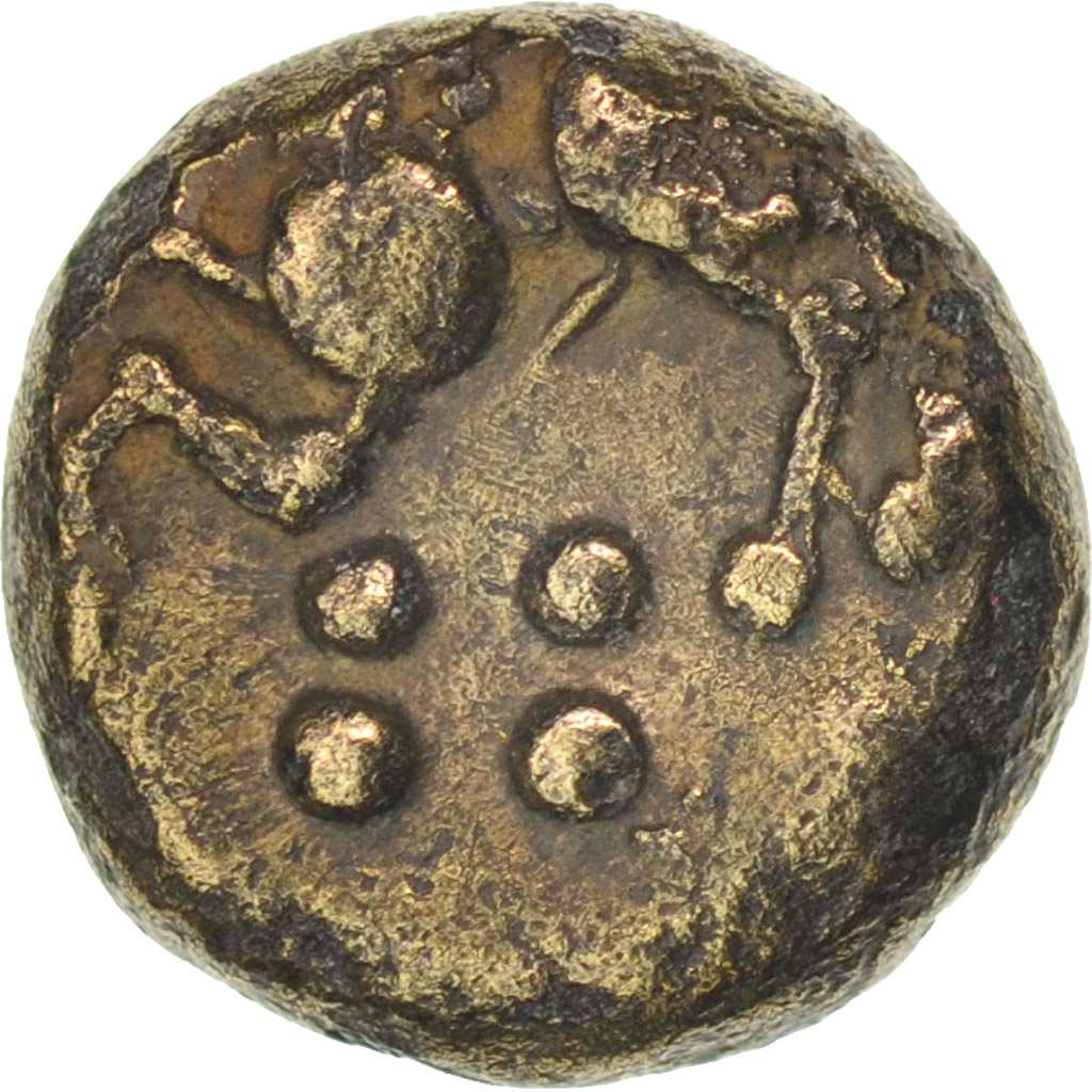 Remi, Area of Reims, 1/4 Stater, EF(40-45), Electrum, Delestré:183
