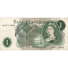 Geldschein, Großbritannien, 1 Pound, Undated (1966-70), KM:374e, S+