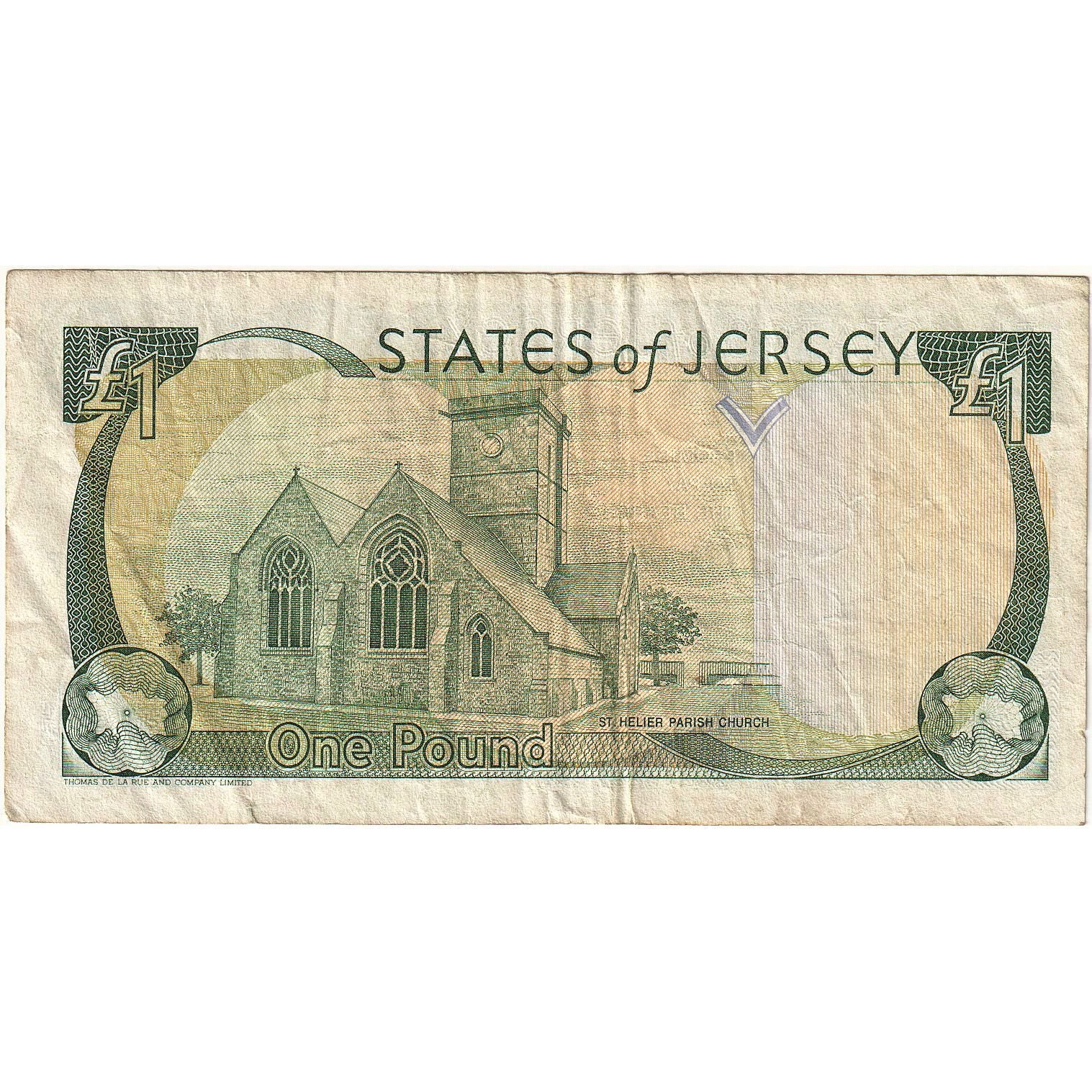 Banknot, Jersey, 1 Pound, Undated (2000), KM:26b, EF(40-45)