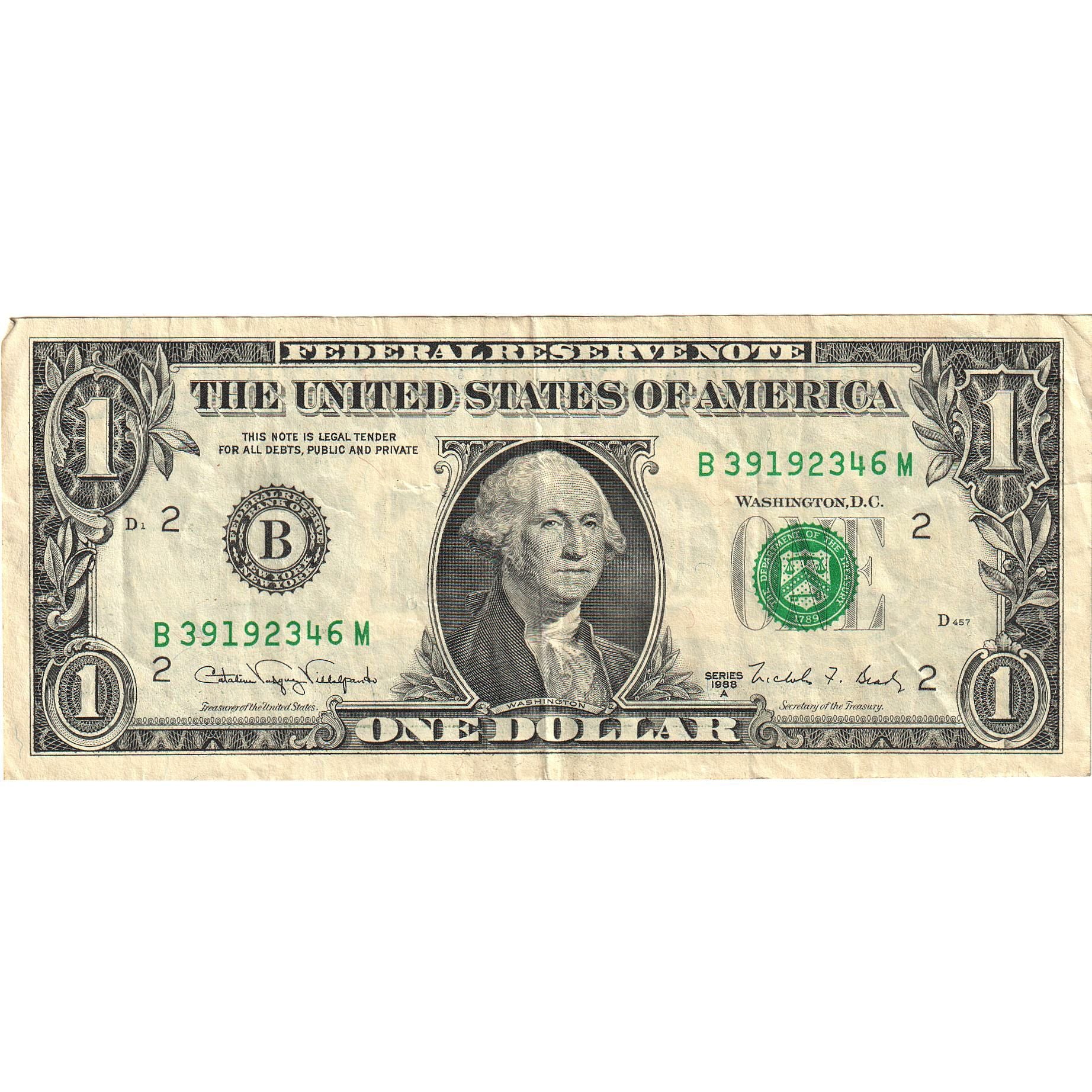 Banknote, United States, One Dollar, 1988A, 1988A, VF(30-35)