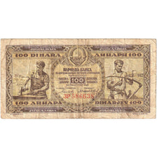 Banknote, Yugoslavia, 100 Dinara, 1946, 1946-05-01, KM:65a, G(4-6)