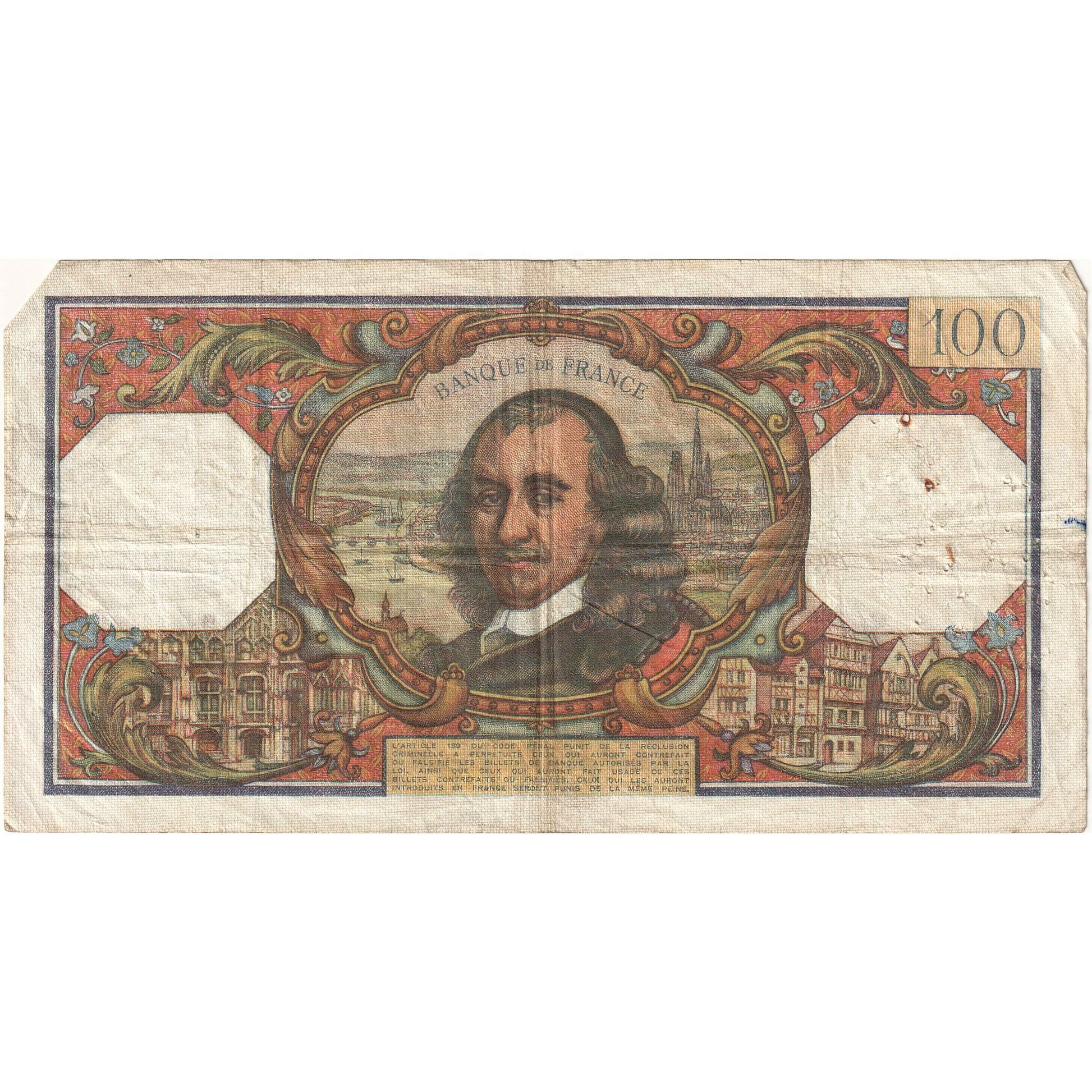 Francia, 100 Francs, Corneille, 1964-12-03, G.54, RC