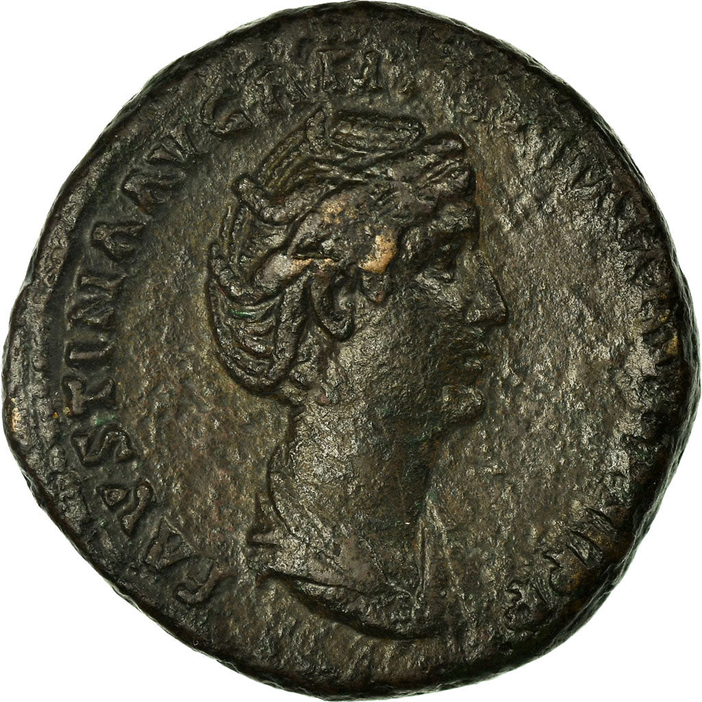 Faustina I, As, 138-141, Rome, Bronze, AU(50-53), RIC:1084