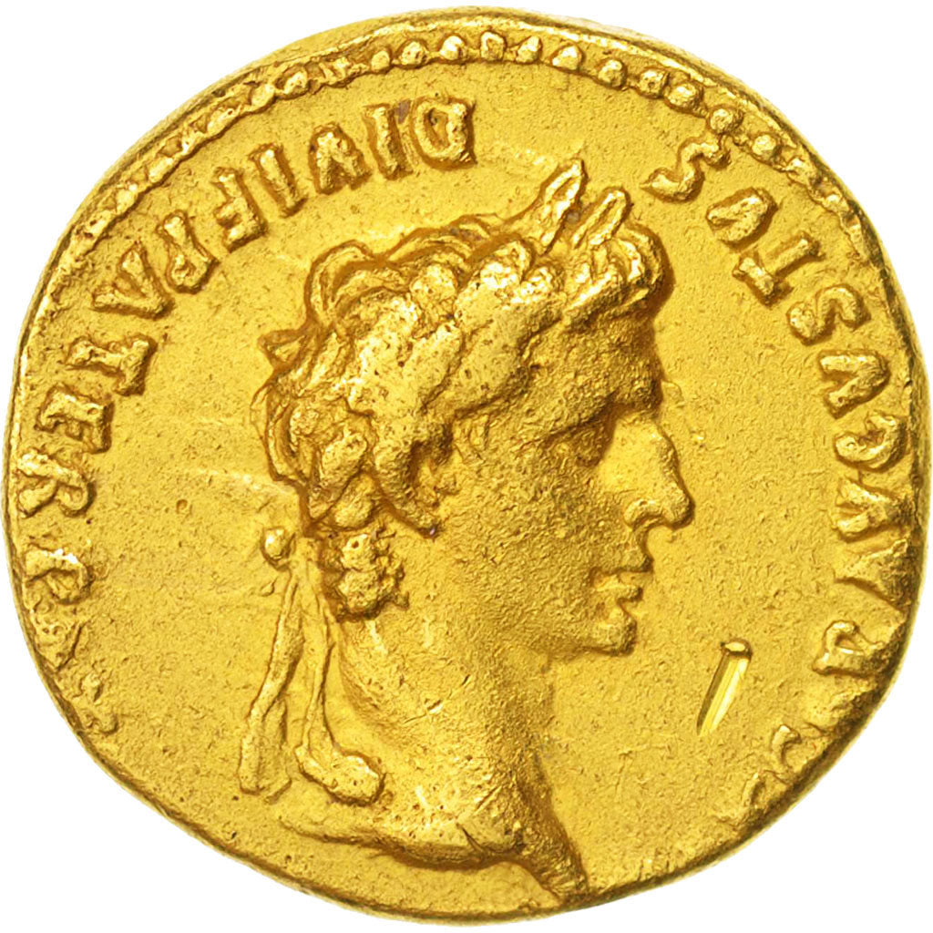 Augustus, Aureus, Lyons, BB+, Oro, RIC:206