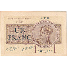 France, 1 Franc, Chambre de Commerce de Paris, 1919, A460694, SUP