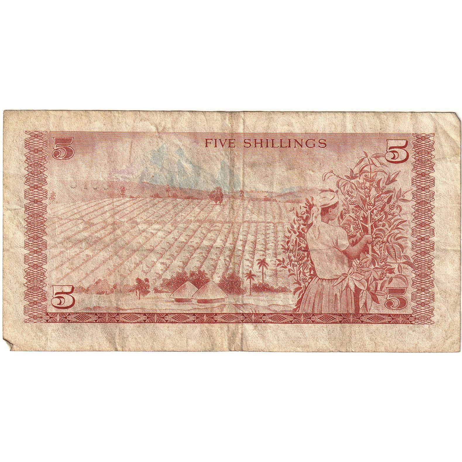 Kenya, 5 Shillings, 1978, 1978-07-01, KM:15, TTB