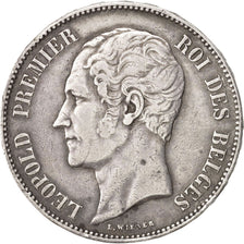 Belgium, Leopold I, 5 Francs, 5 Frank, 1851, EF(40-45), Silver, KM:17