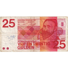Netherlands, 25 Gulden, 1971, 1971-02-10, KM:92a, G(4-6)