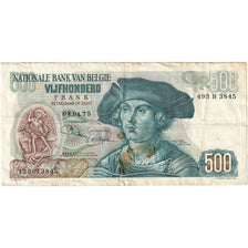 Belgium, 500 Francs, 1975-04-04,KM:135b,  EF(40-45)
